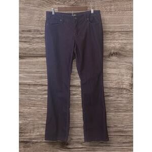 Ann Taylor LOFT Purple Corduroy Curvy Bootcut Jeans Women's Size 10